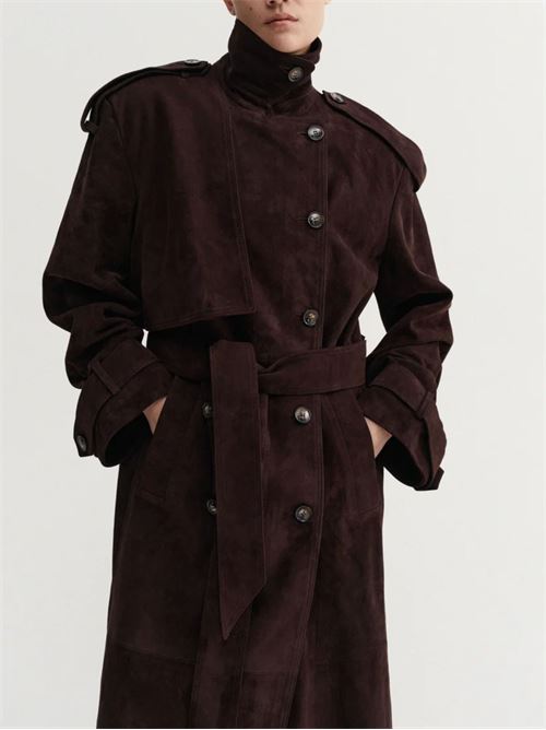 Trench coat Sienna in suede ALMADA LABEL | 4519CH